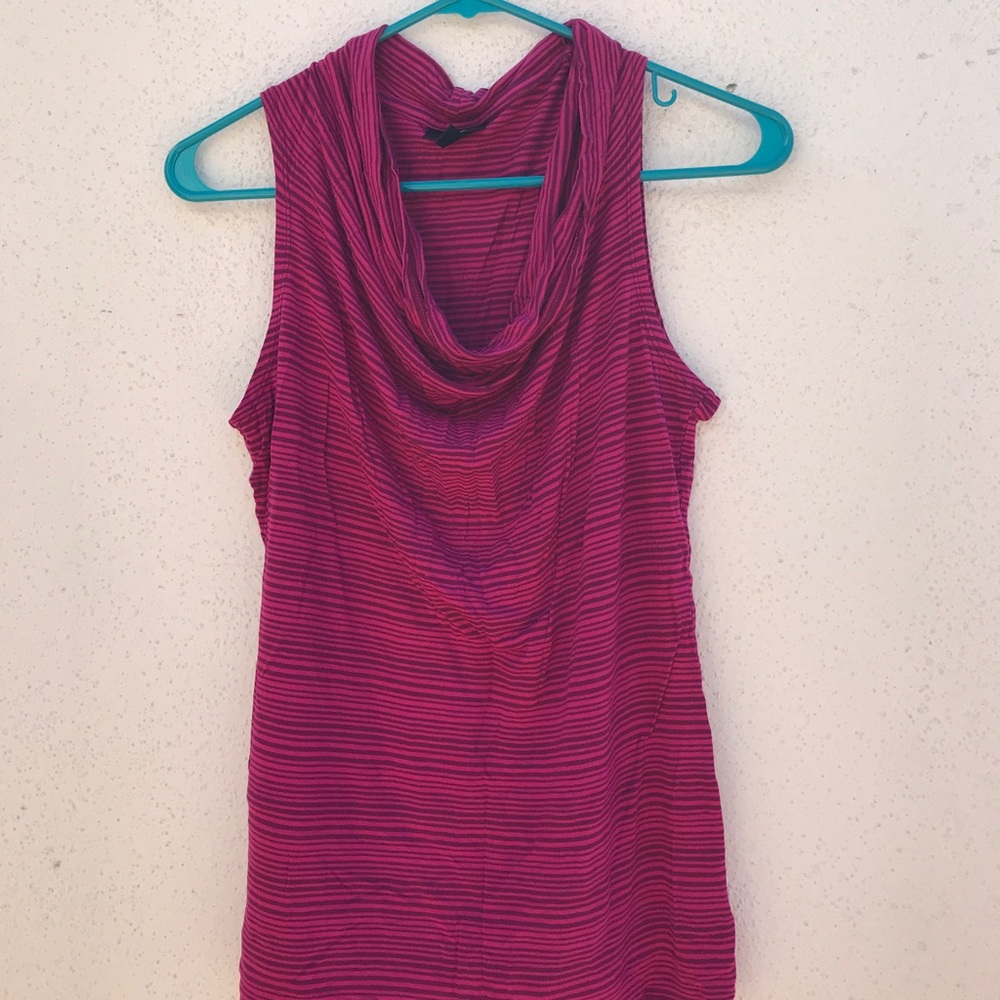 PINK/PURPLE STRIPED TOP